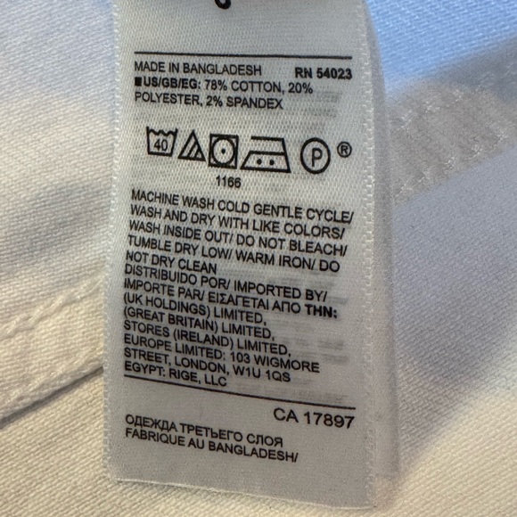 Banana Republic White High Waist Shorts - Picture 6 of 8